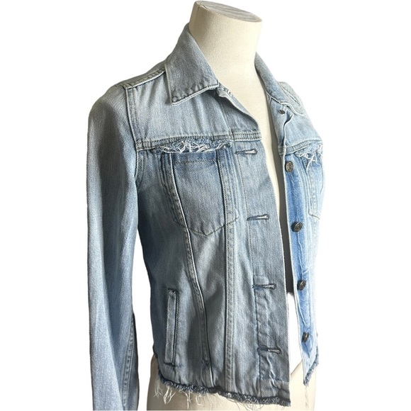 Gap 1969 Raggedy Jean Jacket XS - Picture 1 of 8